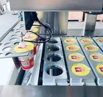 Snacks Chocolate Ball Cornflakes Cup Filling and Sealing ...