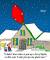 Putting Up Christmas Decorations Clipart