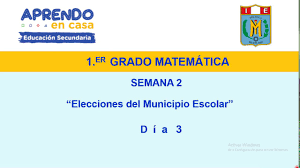 Libro de matemáticas 1sec, author: Aprendo En Casa Primero Secundaria Matematica Semana 2 Minedu Youtube