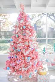Our Colorful Christmas Tree Pink Christmas Tree Decorations Pink Christmas Tree Pink Christmas
