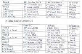 In spring, schools will break up for. Moe School Calendar And Term Dates 2021 2023 Grade 4 Pupils To Reopen On 26th July As Ministry Warns Schools Against Holiday Tuition News Pro