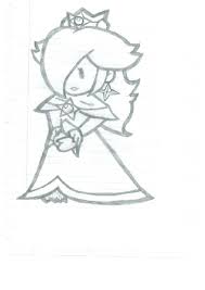 Princess peach daisy and rosalina coloring pages at. Paper Princess Rosalina By 22artrox22 On Deviantart