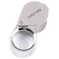 Digiflex Loupe Bijoutier Loupe Grossissante Verre 30 X 21 Mm Bijoux Antiquites Lentille Oculaire 30x Loupe De Poche Pliable En V Bijoutier Lentille Verre