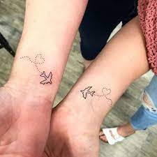 The butterfly is divided into two parts and become one when you are together. 79 Matching Couple Tattoos With Meaning 2021