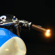 Motogadget M Blaze Disc Led Turn Signals Revival Cycles Custom Choppers Chopper Custom Motorcycle