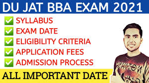 Maybe you would like to learn more about one of these? Du Jat 2021 Application Form Fees Eligibility Admit Card Exam Date Du Bba Entrance Exam 2021 Youtube