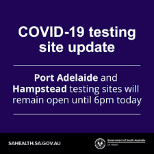 A trial began on thursday and is the. Sa Health On Twitter The Port Adelaide And Hamsptead Covid 19 Testing Sites Will Extend Opening Hours Until 6pm Today Sunday 15 November For Alternative Testing Sites Visit Https T Co I1wqmpbdav Https T Co Hzeghnucwq