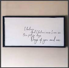 Pearl Jam Large Wood Wall Art Days Of You And Me Future Days Entryway Decor Song Lyric Sign Modern Farmhouse Master Bedroom Large Wood Wall Art Pearl Jam Pearl Jam Lyrics