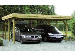 Dubbele Carport 604x510 Cm Hout Hubo Carport Carport Ideeen Tuinoverkapping