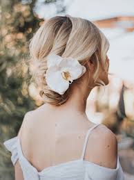 When it comes to bridal hair accessories, there are many different styles to choose from. Beach Wedding Hair Accessories Orchid Hair Flower Bridal Etsy