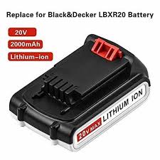Black And Decker 20v Battery And Charger Lbxr20 2 0ah Replace For Black And Decker 20v Battery Max Lithium Ion Lst220 Blackdecker Black Decker Decker Battery