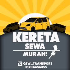 Kereta sewa murah bajet amer car rental. Kereta Sewa Murah Poster Qew Transport