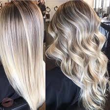 Platinum Blonde With Ashy Root Extension And Peach Lowlights Hair Styles Long Hair Styles Blonde Hair With Highlights