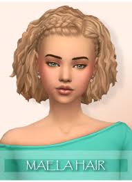 Free sims 4 cc hairstyles downloads! 25 Curly Maxis Match Hairs For The Sims 4 Cc Curly Hair