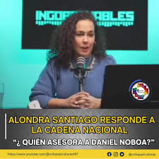 Alondra Santiago y su denuncia contra el gobierno