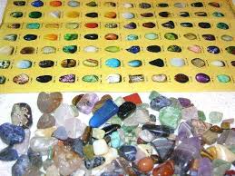 Stone Mineral Educational Find Sort Identify Kit With Picture Chart Stones