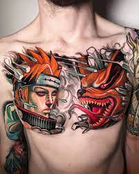 Isnard Barbosa No Instagram Anime Tattoos Whats Your Favorite Anime Right Now And What You Think Would Make A Aw Anime Tattoos Cool Tattoos Naruto Tattoo
