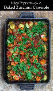 Mediterranean Style Baked Zucchini Casserole The Mediterranean Dish