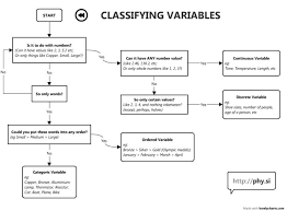 Classifying Variables Flowchart Variables Diagram Statistics