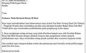 Hanya mengikuti beberapa format penulisan surat anda mampu menulis. Copy Past Surat Notis Berhenti Kerja Seminggu Berhenti Kerja Kerana Mahu Jaga Ayah Sakit Apa Yang Dilakukan Majikan Ini Harus Dicontohi Surat Rasmi Berhenti Kerja Terbaik Dalam Bahasa Melayu Dan