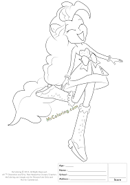 Coloring for girls and boys. My Little Pony Equestria Girls Pinkie Pie Coloring Page Novocom Top