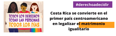 Jun 03, 2021 · piñera dará urgencia a un proyecto de ley de matrimonio igualitario en chile. Costa Rica Se Convierte En El Primer Pais Centroamericano En Legalizar El Matrimonio Igualitario Inicio
