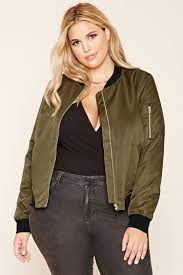 Plus Size Padded Bomber Jacket Plus Size Fashion Plus Size Bomber Jacket Plus Size