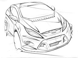 Kleurplaat uit de categorie 'auto's kleurplaten'. Ford Fiesta 2008 Pictures Information Specs