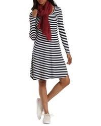 Charlotte Russe Striped Long Sleeve Swing T Shirt Dress 22 Charlotte Russe Lookastic Rated (0) out of (5) stars (0 reviews). striped long sleeve swing t shirt dress