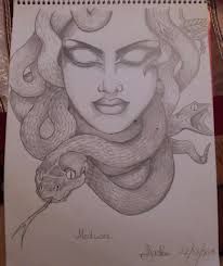 10 Drawings Of Medusa Medusa Drawing Drawings Dark Art Drawings