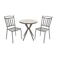 B&q garden furniture bistro sets. 114 B Q Sofia Metal 2 Seater Bistro Set B Q For All Your Home And Garden Supplies And Advice On All The Latest Diy Bistro Set Coffee Table Outdoor Furniture