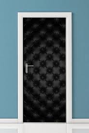 Adesivo Per Porte Pelle Nera Quadriperarredare It Stanza Studio Musicale Decorazione Ingresso Casa Porta Interni Fai Da Te