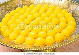 You can make just about anything without eggs; Kanom Thongn Ek Gold Thai Traditional Dessert Made Of Egg Yolk And Sugar Canstock