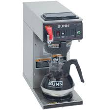 10861.0000 & 10861.0001 (20 pages) coffee maker bunn vp17 series installation & operating manual Bunn 12950 0293 Cwtf15 1 Automatic 12 Cup Coffee Brewer With 1 Lower Warmer And Black Plastic Funnel 120v