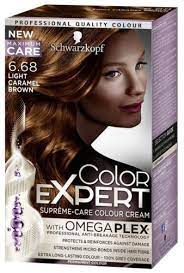 2x Schwarzkopf Color Expert Omegaplex Hair Dye 6 68 Light Caramel Brown For Sale Online Ebay Schwarzkopf Color Schwarzkopf Hair Color Dyed Hair