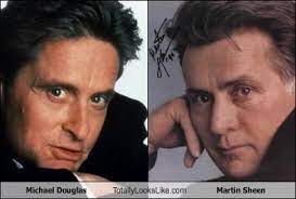 He has received numerous accolades, including two academy awards, five golden globe awards, a primetime emmy award, the cecil b. Michael Douglas Totally Looks Like Martin Sheen Martin Sheen Michael Sheen
