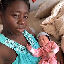 She is a miracle baby, the baby that made me cry a lot😭 Here you are  growing healthy my daughter, the daughter I never thought I could have. You  bring so much