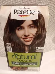 🥰 Coloration crème permanente châtain palette