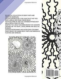 More the human body worksheets. Amazon Com Observers Body Parts And Mandalas Coloring Book Adult Coloring Book Exploring Anatomy And Mandala Art Stress Relief And Paths To Relaxing With Curvy Skulls Bones And Hearts With Other Body Parts
