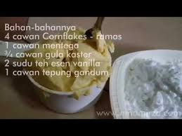 Lebih 2k 'shares', wanita ini kongsi resepi baru cornflakes pedas & rangup. Resipi Biskut Cornflakes Rangup Sedap Step By Step Youtube Cornflakes Make It Yourself
