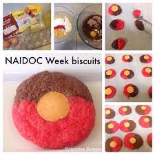 Naidoc Week Biscuits Jasmine Blooms Cookies Cooking Craft Activities Aboriginal Flag Naidoc Week Aboriginal Art For Kids Aboriginal Education