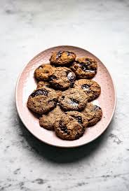 Easy christmas cookie and bar recipes for holiday eating and giving! Almond Chocolate Chunk Cookies Occasionally Eggs Recipe In 2020 Chocolate Chunk Cookies Chocolate Almonds Christmas Cookie Swap Recipes