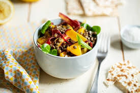 Salade De Lentilles Mangue Et Carottes Chefnini Salade De Lentilles Alimentation Salade