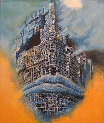 Beksinski Aa80 By Marcin Surma By Marcinsurma Art Artwork Painting