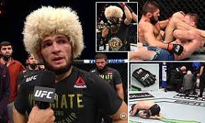 Khabib Nurmagomedov Retires From Mma After Incredible Performance And Win Over Justin Gaethje Daily Mail Online