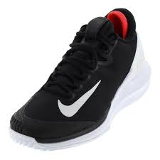 Black And White Nikes Mens Mens Court Air Zoom Zero Tennis Shoes Black And White Black Nike Shoes Tennis Shoes Black Shoes