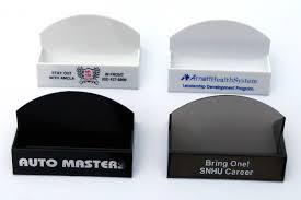 These vistaprint business card holders are made of strong durable materials and can hold up to 60 of your business cards. Business Card Holder Planned Plastic Products