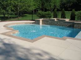 Cement Color And Edging In 2020 Concrete Pool Painted Pool Deck Pool Decks