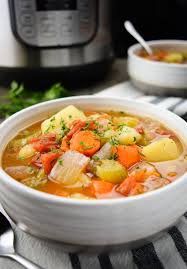 Allow the pressure to release before removing the lid. Instant Pot Vegetable Soup Vegan Where You Get Your Protein