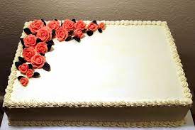 Cakes Wedding Sheet Cakes Rectangle Cake Cake Decorating Designs